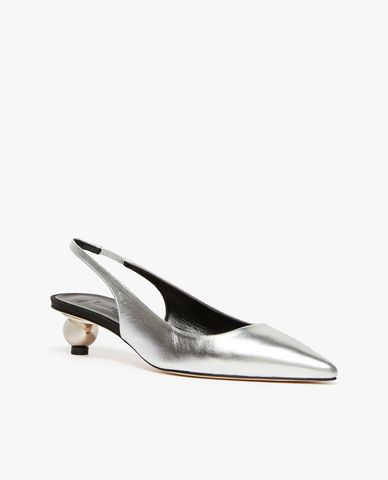  WEEKEND MAX MARA - Giày cao gót mũi nhọn đế thấp Gallico 