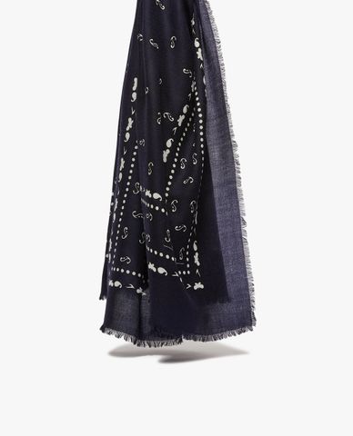  WEEKEND MAX MARA - Khăn choàng nữ tua rua Bandana 