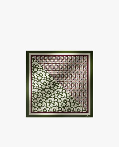  WEEKEND MAX MARA - Khăn choàng phom vuông hoạ tiết Onesto 