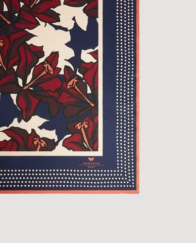  WEEKEND MAX MARA - Khăn choàng nữ họa tiết hoa Calore 