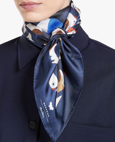  WEEKEND MAX MARA - Khăn choàng nữ phom vuông Onesto 