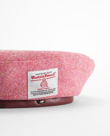  WEEKEND MAX MARA - Nón beret nữ cổ điển Tweed 