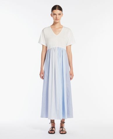  WEEKEND MAX MARA - Đầm xếp li midi cổ V Bronzo 