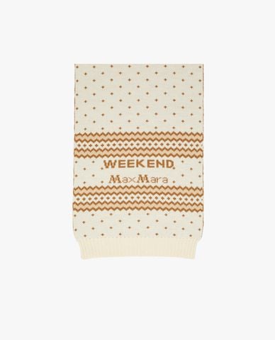  WEEKEND MAX MARA - Khăn choàng chữ nhật dệt kim Valdez 
