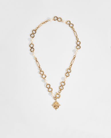  WEEKEND MAX MARA - Dây chuyền nữ mặt tròn thời trang 