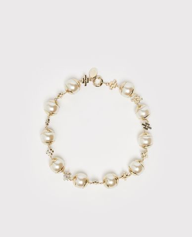  WEEKEND MAX MARA - Dây chuyền nữ chuỗi hạt ngọc trai sang trọng Bombo 