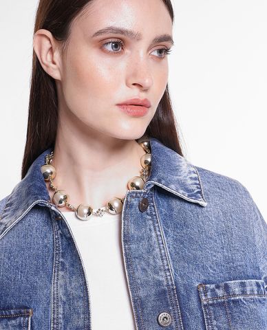  WEEKEND MAX MARA - Dây chuyền nữ chuỗi hạt ngọc trai sang trọng Bombo 