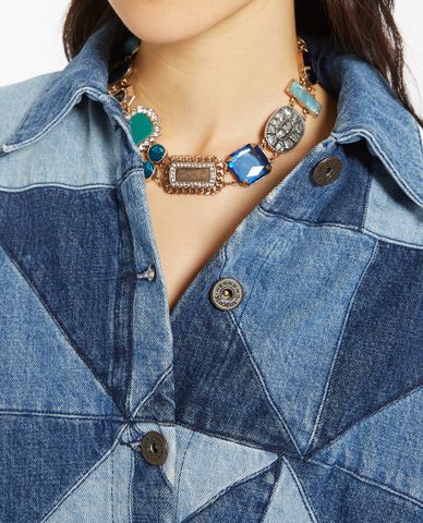  WEEKEND MAX MARA - Vòng cổ dáng choker đính đá Maesa 