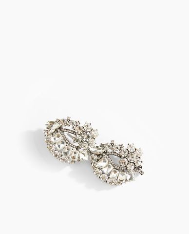  WEEKEND MAX MARA - Khuy cài áo hoa Rhinestones 