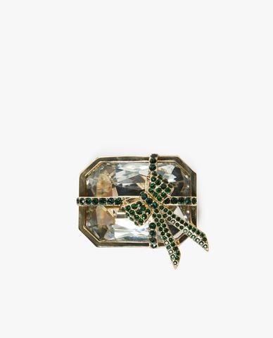  WEEKEND MAX MARA - Ghim cài áo nữ đính đá sang trọng Giuda 