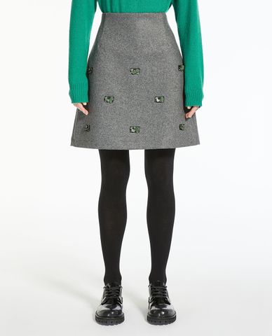  WEEKEND MAX MARA - Chân váy chữ A mini đính cườm Simeone 
