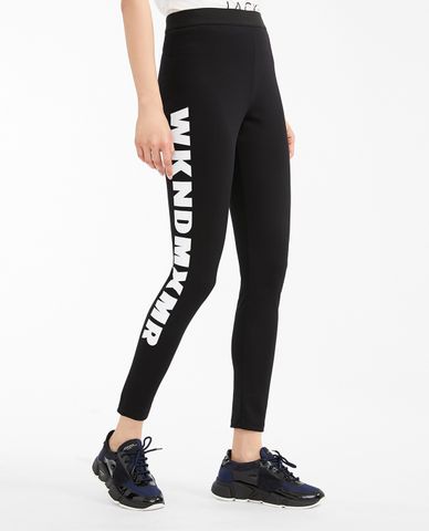  WEEKEND MAX MARA - Quần legging nữ Colanti Din Bumbac 