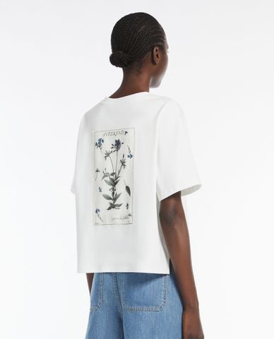  WEEKEND MAX MARA - Áo thun nữ cổ tròn tay ngắn Lecco 