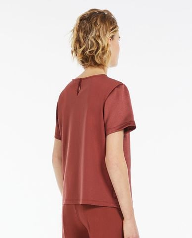  WEEKEND MAX MARA - Áo thun dáng lửng cổ tròn tay ngắn Torres 