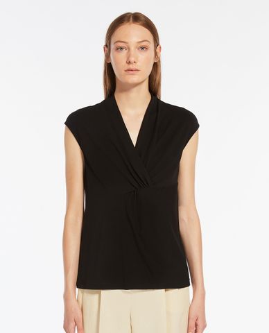  WEEKEND MAX MARA - Áo thun cổ V tay ngắn cách điệu Negozi 