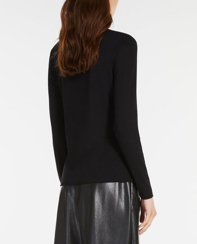  WEEKEND MAX MARA - Áo dệt kim nữ phom ôm cổ lọ tay dài Multif 