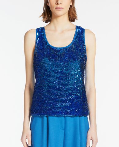 WEEKEND MAX MARA - Áo sát nách nữ phom suông phối sequin Cecco 