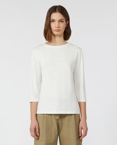  WEEKEND MAX MARA - Áo thun nữ cổ tròn tay dài Multia 