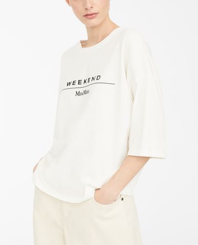  WEEKEND MAX MARA - Áo thun nữ phom suông tay lỡ hiện đại 