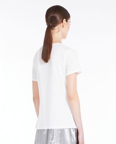  WEEKEND MAX MARA - Áo thun nữ cổ tròn tay ngắn Pergola 