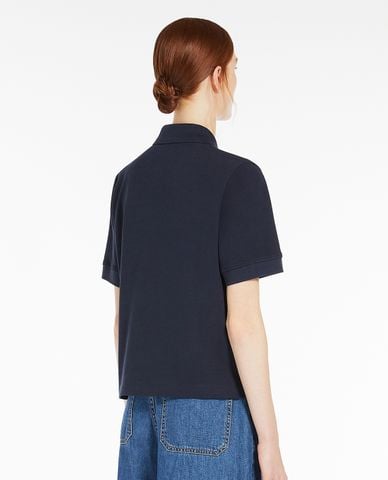  WEEKEND MAX MARA - Áo polo nữ cổ bẻ tay ngắn phối logo Scena 