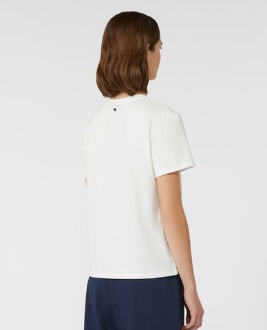  WEEKEND MAX MARA - Áo thun nữ cổ tròn tay ngắn Guglia 