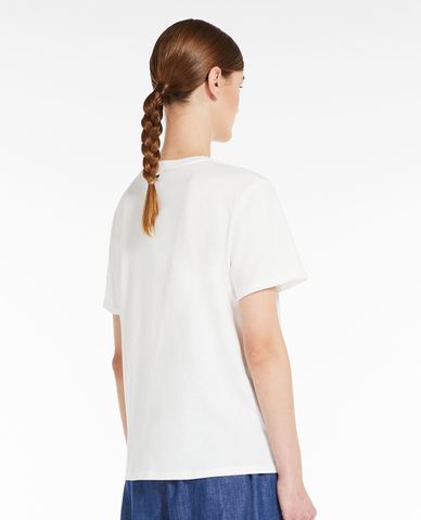  WEEKEND MAX MARA - Áo thun nữ cổ tròn tay ngắn Sante 