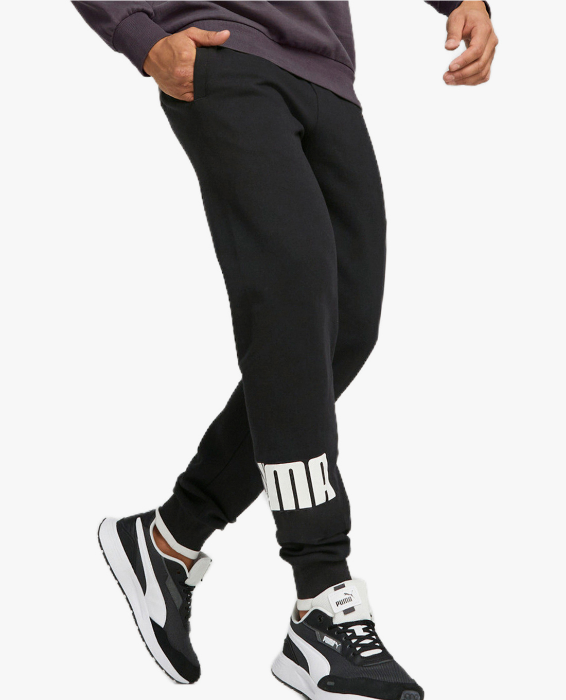 PUMA - Quần jogger nam lưng thun Power