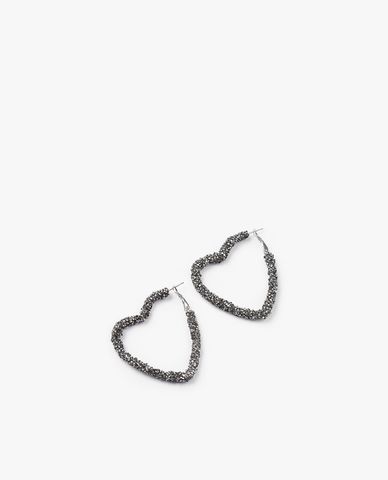  CECI - Khuyên tai nữ hình trái tim đính đá sang trọng 