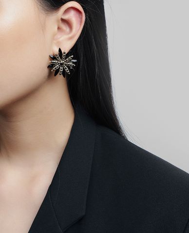  CECI - Khuyên tai nữ hình bông hoa nhiều cánh thời trang 