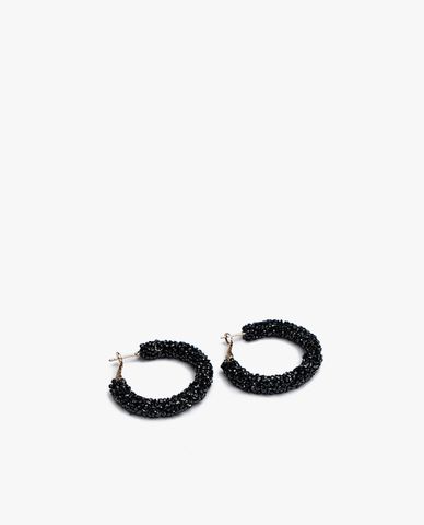  CECI - Khuyên tai nữ khoen tròn đính đá 