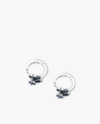  CECI - Khuyên tai nữ khoen tròn đính nơ xinh xắn 