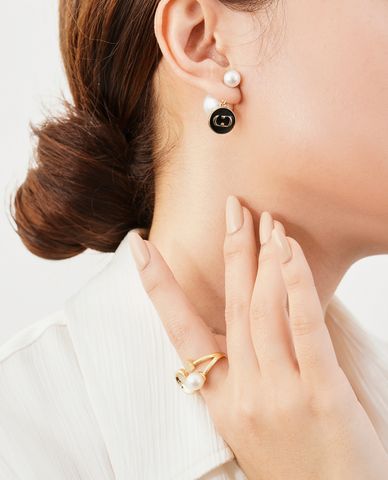  CECI - Khuyên tai nữ ngọc trai sang trọng 