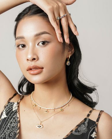  CECI - Nhẫn nữ kim loại dạng hở thiết kế độc đáo 