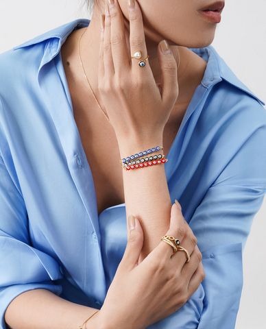  CECI - Nhẫn nữ dáng hở phối thiết kế độc đáo 