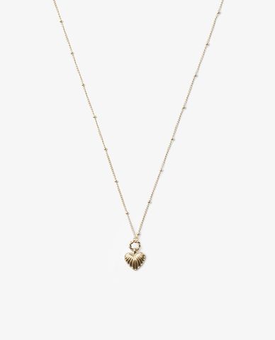  CECI - Vòng cổ nữ dây xích nhỏ phối mặt trái tim nữ tính 