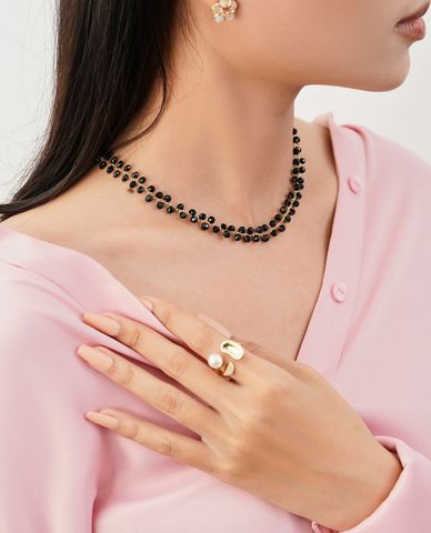  CECI - Vòng cổ nữ đính đá thời trang 