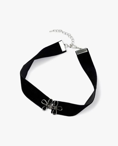  CECI - Vòng cổ choker phối hoa tinh xảo 