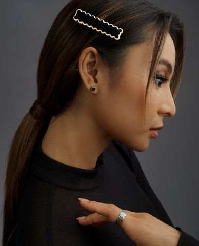  CECI - Kẹp tóc nữ viền vỏ sò thời trang 