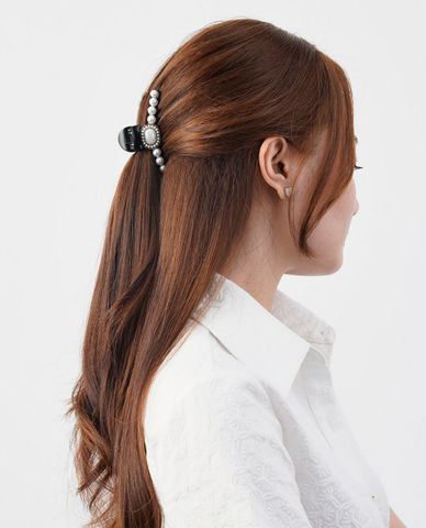  CECI - Kẹp tóc nữ càng cua đính ngọc trai 