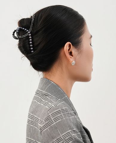  CECI - Kẹp tóc nữ đính đá và ngọc trai sang trọng 