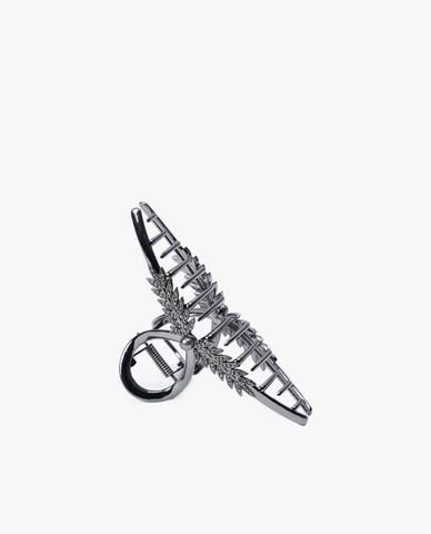  CECI - Kẹp tóc nữ phối hình chiếc lá đính đá thời trang 