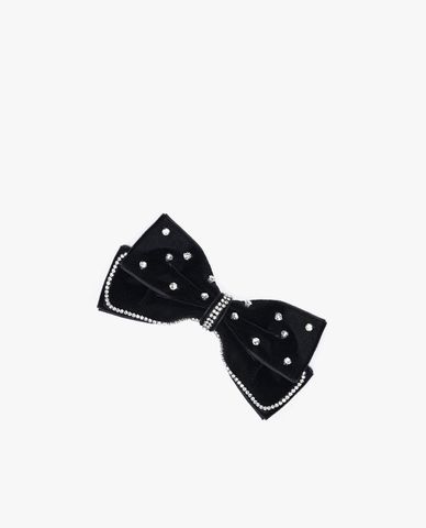  CECI - Kẹp tóc nữ thắt nơ đính đá thời trang 