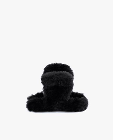  CECI - Kẹp tóc dáng mảnh phối lông mềm mại 