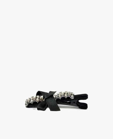  CECI - Kẹp tóc nhỏ đính đá phối nơ nữ tính 