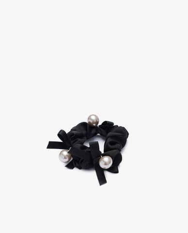  CECI - Dây cột tóc nữ phối ngọc trai sang trọng 