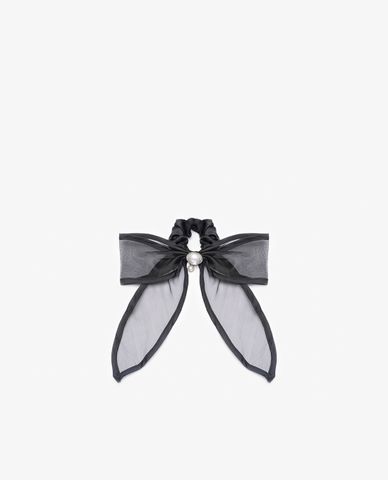  CECI - Dây buộc tóc nữ thắt nơ đính đá sang trọng 