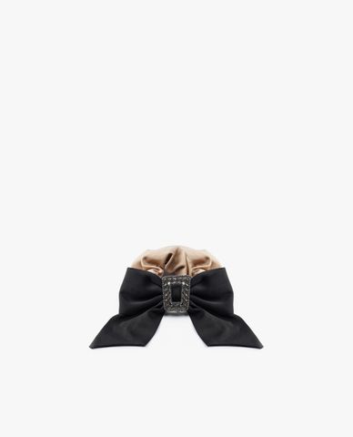  CECI - Dây buộc tóc bản rộng phối nơ lớn thời trang 