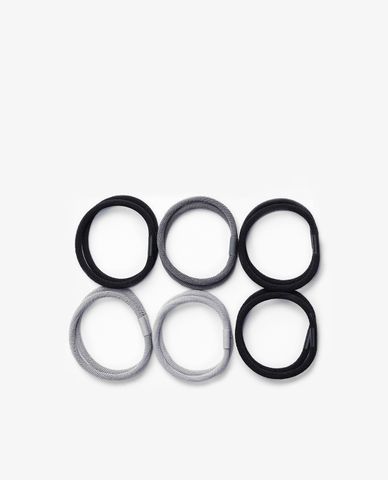  CECI - Set 12 dây buộc tóc nữ thun trơn cổ điển 