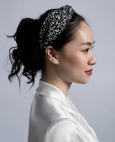  CECI - Băng đô cài tóc nữ họa tiết hoa nữ tính 